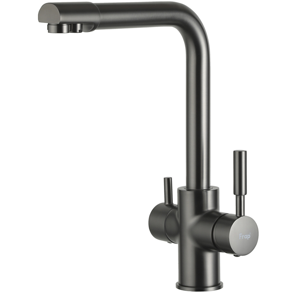 Смеситель для кухни со встроенным фильтром (краном) под питьевую воду Frap F4352-9