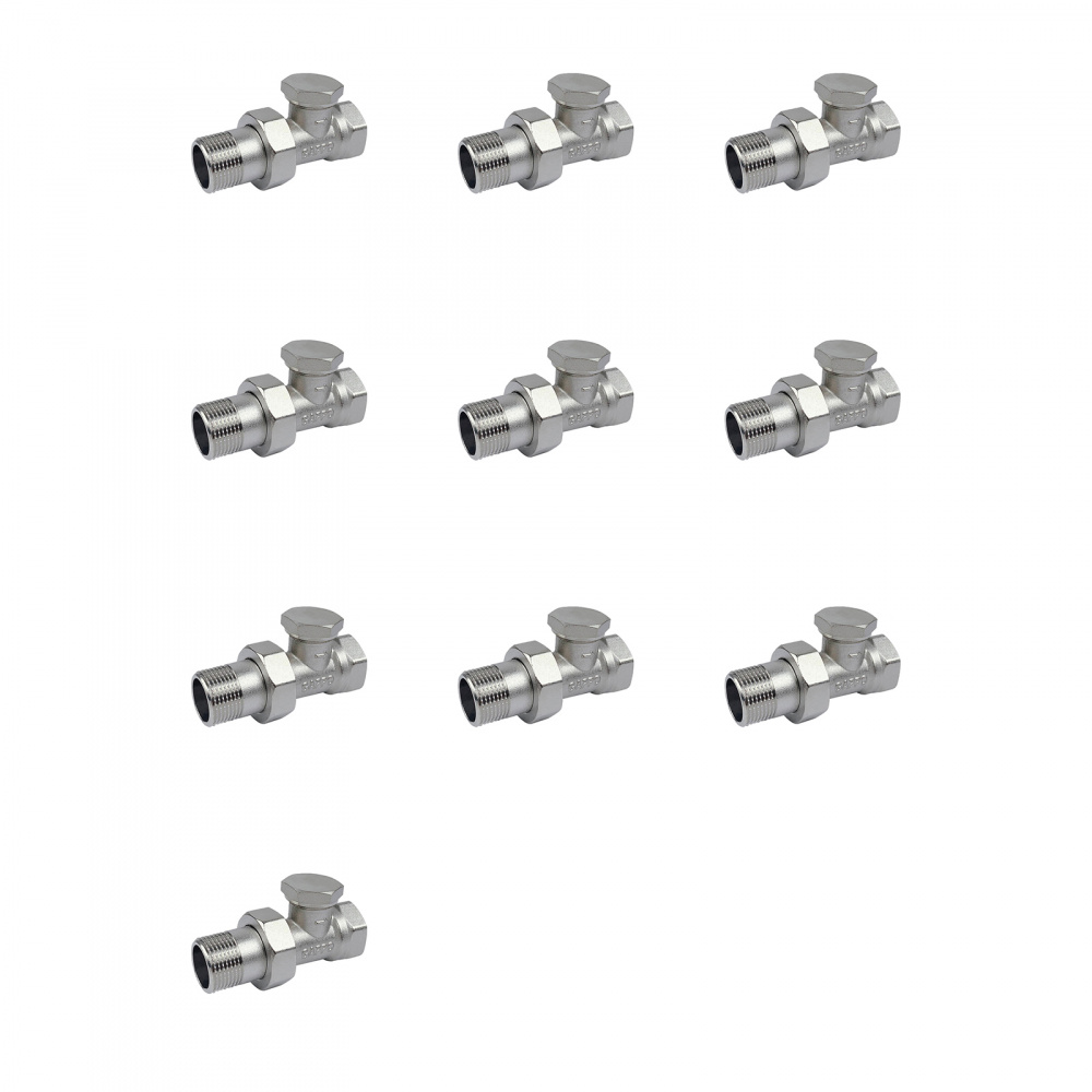 Клапан настроечный прямой ВР-НР, радиаторный Gappo G264.04 1/2" уп. 10 шт.