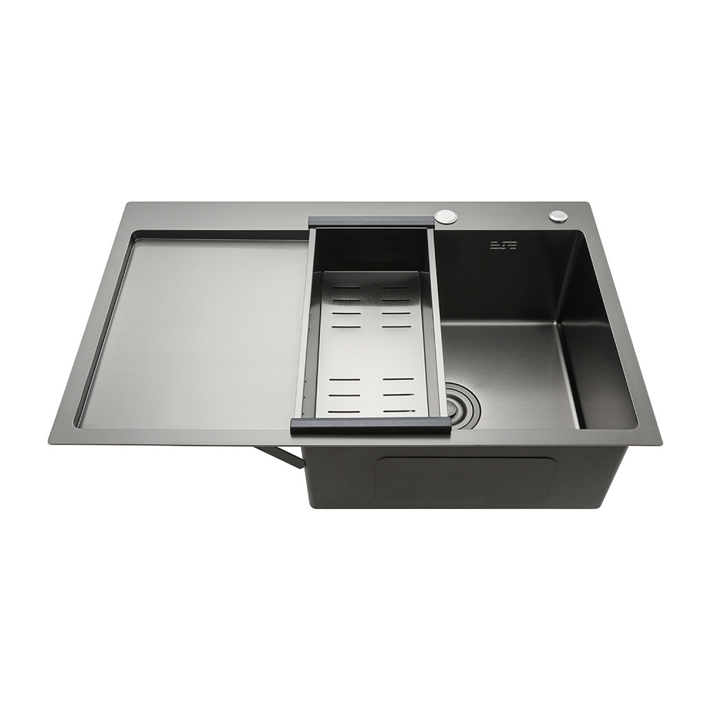 Мойка для кухни с коландером из нержавеющей стали Gappo GS7850-6R