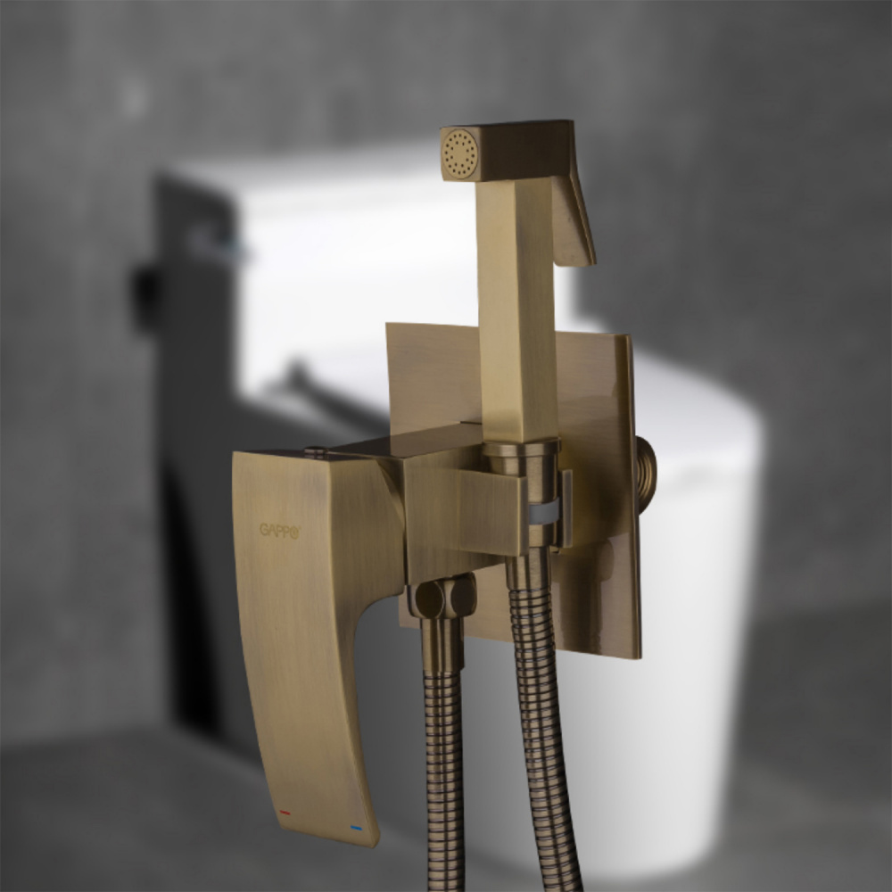 Смеситель с гигиеническим душем Gappo G7207-4