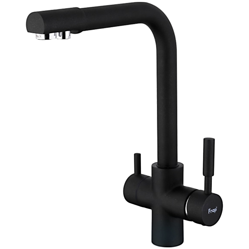 Смеситель для кухни со встроенным фильтром (краном) под питьевую воду Frap F4352-7