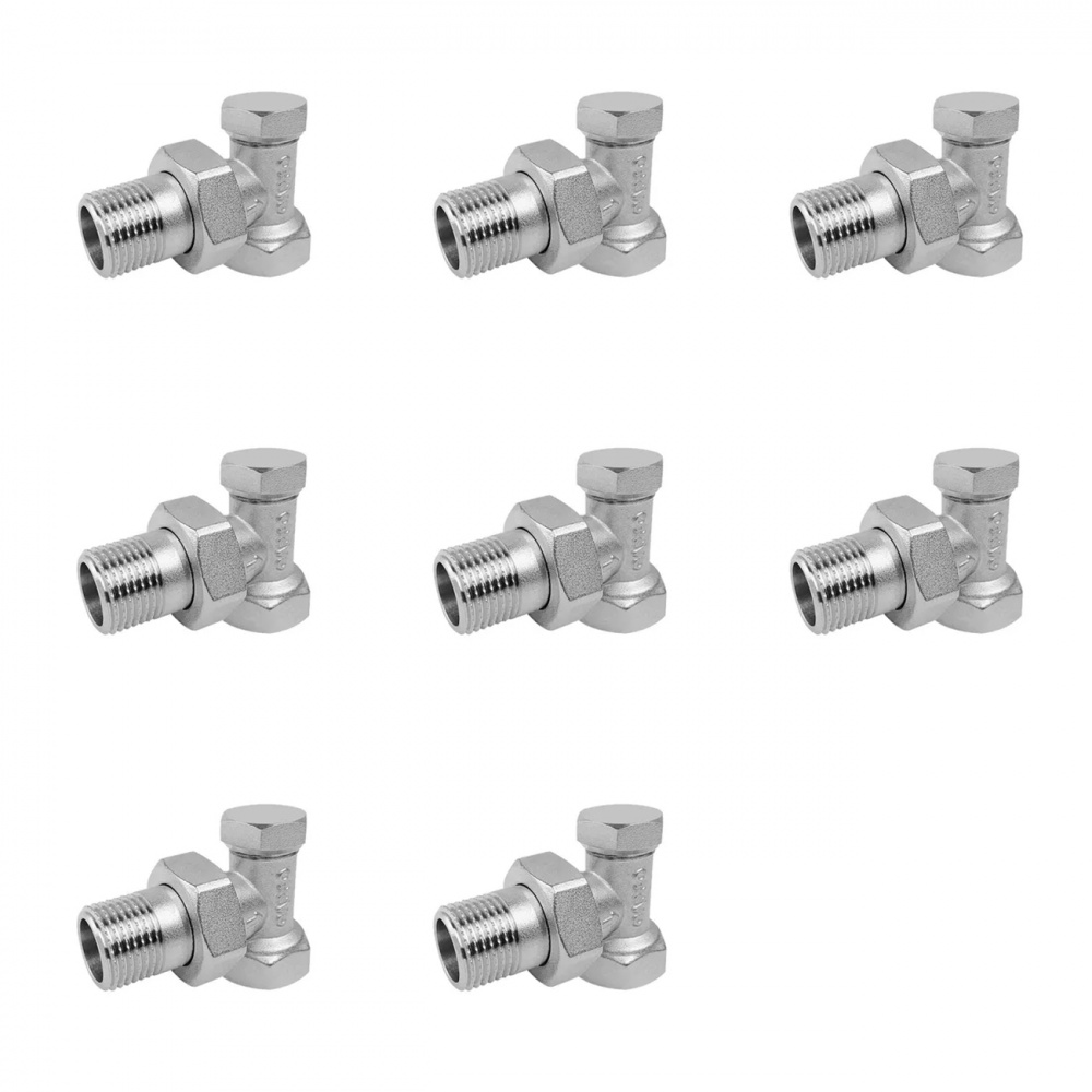 Клапан настроечный угловой ВР-НР, радиаторный Gappo G262.05 3/4" уп. 8 шт.