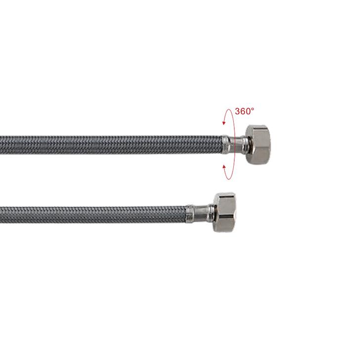 Гибкая подводка для смесителя с защитой от разрыва Gappo G95-60