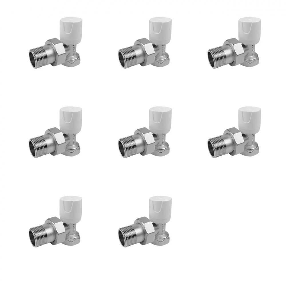 Клапан ручной регулировки угловой ВР-НР, радиаторный Gappo G265.05 3/4" уп. 8 шт.