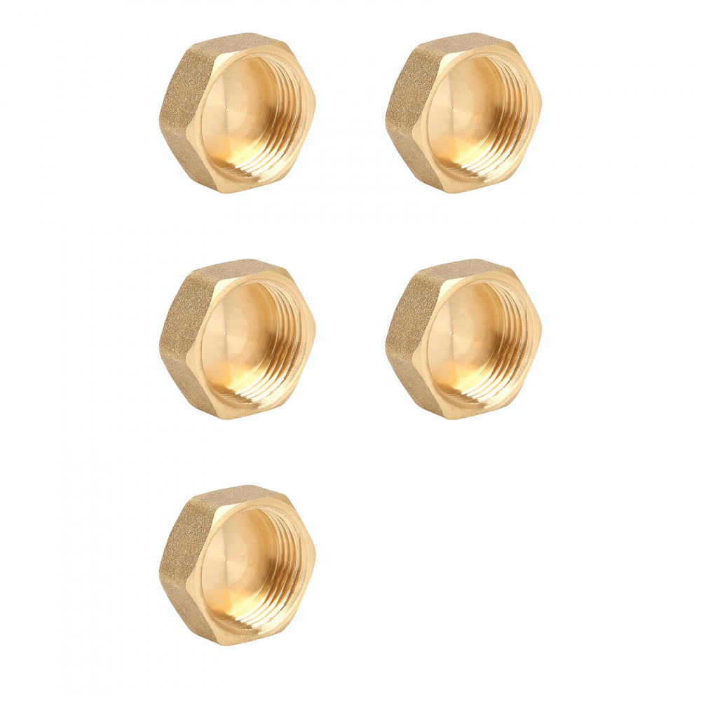 Заглушка ВР, латунная Gappo G1218.07 11/4" уп. 5 шт.