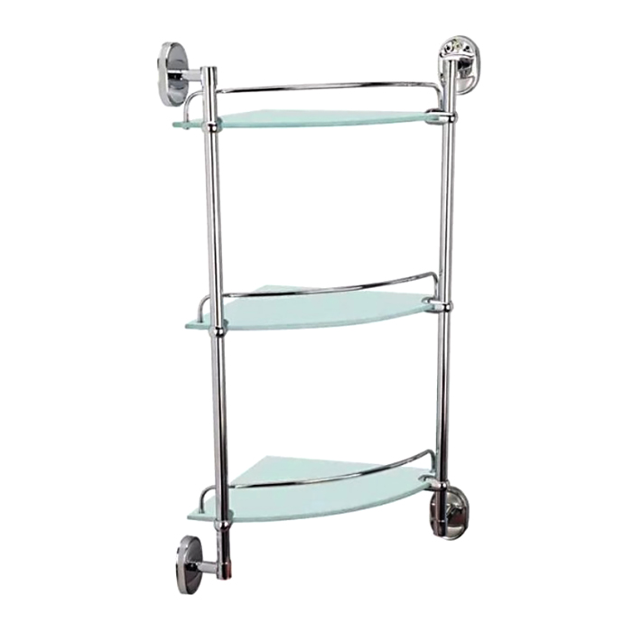 Стеклянная полка для ванной Frap F1907-3