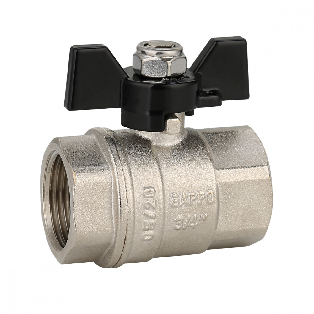 Кран шаровой полнопроходной ВР-ВР Gappo G224.05 3/4"x3/4"