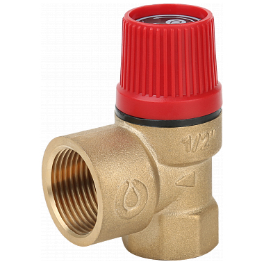 Клапан предохранительный ВР-ВР Gappo G1455.1 1/2"x3/4"x1.5 бара